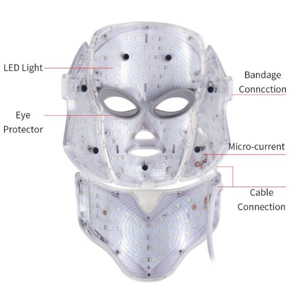 Red Light Therapy Led Mask PDT Laser Beauty Machine With Neck