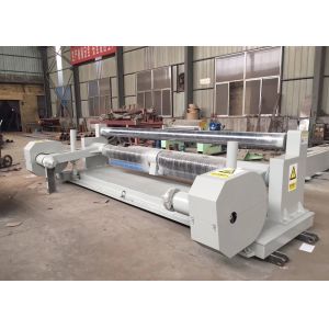 Bottom Feeding Paper Rewinding Machine , High Speed Roll Rewinding Machine