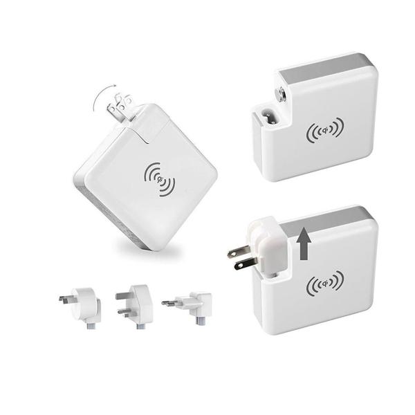 Wall Charging 2 USB 6700mAh Wireless Charger Power Bank