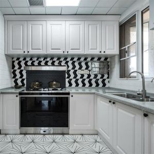 Cheap Small Modern Kitchen Countertop Cabinet With Melamine Door Finish wholesale