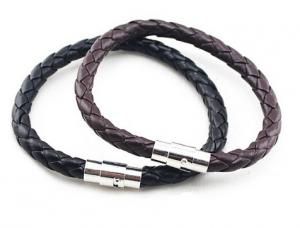 Cheap wholesale fashion mens bulk pu leather bracelet for men wholesale
