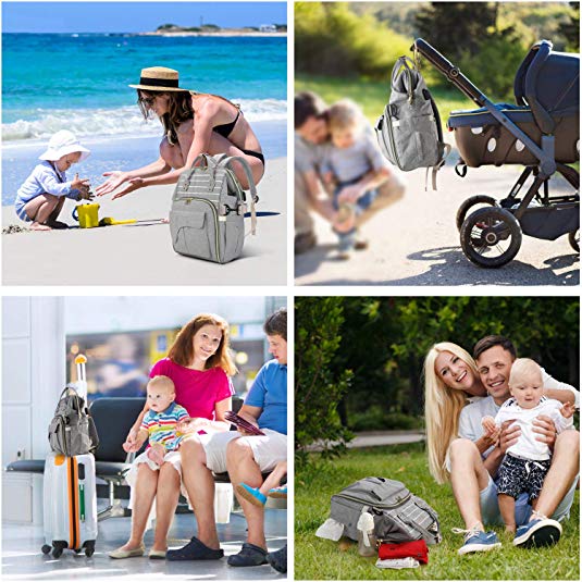 Multi Function Baby Diaper Backpack 20L With Baby Seat