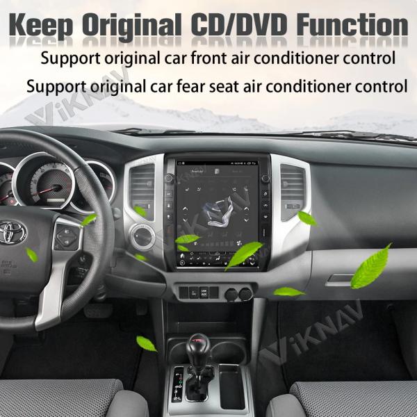 12.1inch Car Radio For Toyota Tacoma 2005-2015 Android Auto wireless Carplay GPS Navigation LCD Display Screen Multimedia player