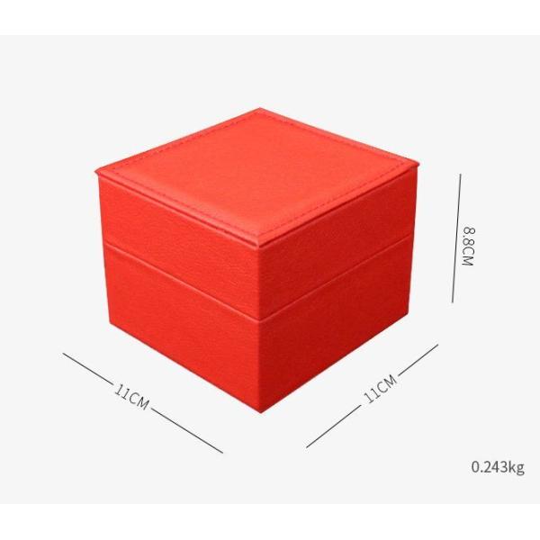 Waterproof PU Leather Watch Box With Jewelry Drawer Storage Display Box Custom Logo