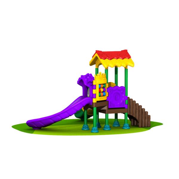 Multi Color Kids Plastic Playground Equipment Preschool Playground Toys TQ-QS009