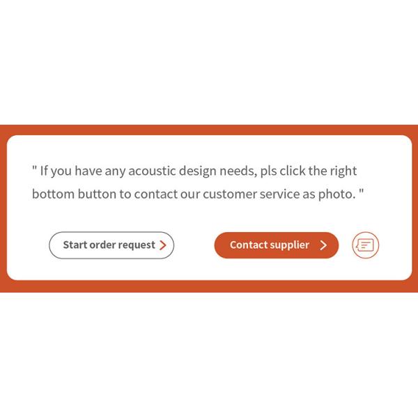 High NRC Natural Veneer Perforated Acoustic Wood Panels For Commercial Office