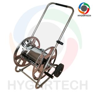 Stainless Steel Trolley Hose Cart Supplied as Bare Hose Reel