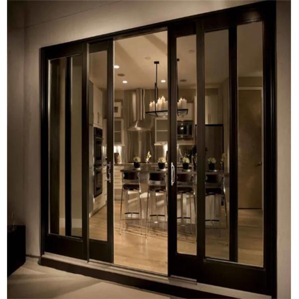 Customizable Soundproof Aluminum Sliding Double Glass Doors With 10 Sealing Layers