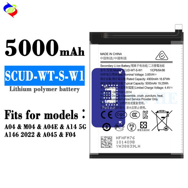 SCUD-WT-S-W1 Battery and Long-lasting Power for Samsung Galaxy A04e SM-A042F SM-A042M