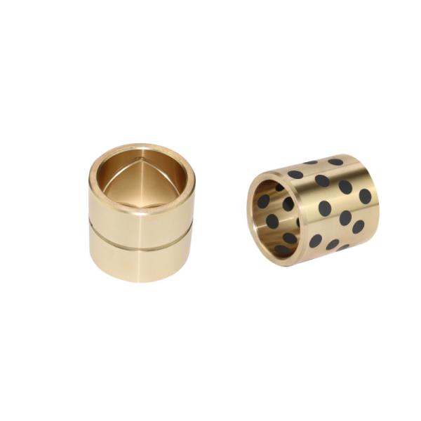 Cast Bronze Bushings Solid Lubricant Bearings Hydraulic Equipment Components For Cylinders