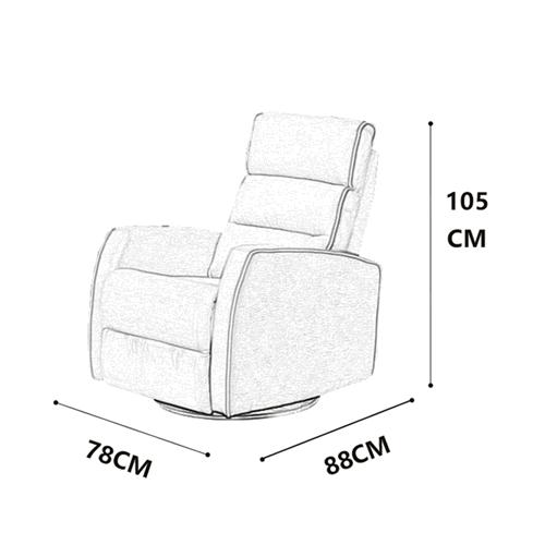 BN Functional Sofa Single Multifunctional Fabric Sofa Chair Electric Recliner Sofa Recliner Chair Electric Sofa Recliner