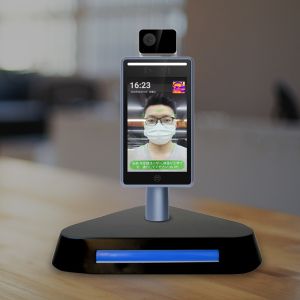 10.1 Inch Facial Recognition Access Control System 2GRAM With Temperature Sensor