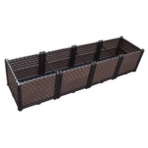 Cheap 40x40x36cm DIY Deep Rectangle Versailles Plastic Planter Boxes wholesale