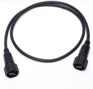 Cheap Black Male Female Video Audio Cables , Gold Plated Hdmi Cable Assembly 1080p wholesale