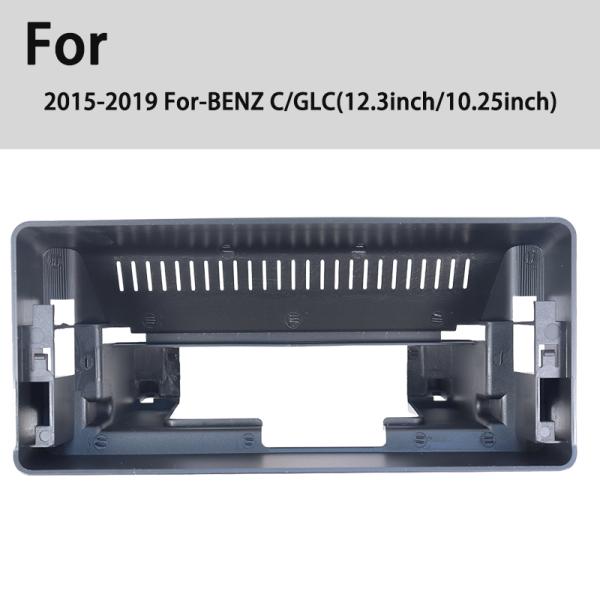 Android Car Radio fascia Plastic Frame Accessories For BENZ C/GLC 2015-2019 12.3inch/10.25inch with Wire Cable