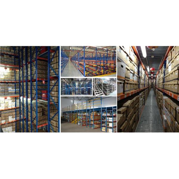 Q355B Steel Industrial Warehouse Mezzanine Rack Systems Floor Design 200-500kg/M2