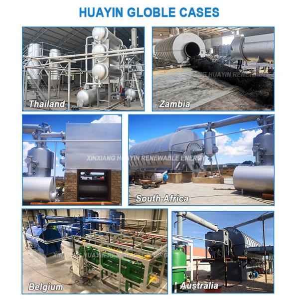 Continuous Pyrolysis Plant Waste Plastic To Petrol Recycling Machine