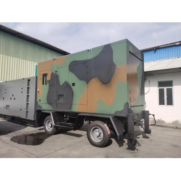 OEM 500kw Trailer Diesel Generators Ac Alternator Soundproof Water Cooled Dg Sets