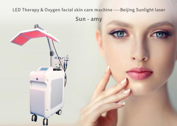 Quality Acne Treatment Oxygen Facial Machine Hydra Dermabrasion 5MHz RF Power for sale