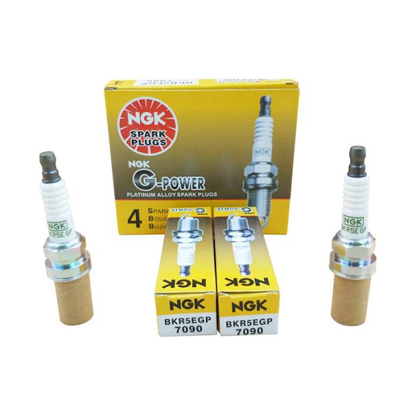 Platinum Alloy Spark Plugs BKR5EGP 7090 For Mitsubishi Nissan Volkswagen Jetta Passat