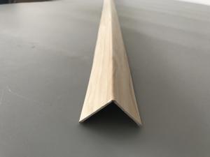 Cheap L Type Wooden Laminated PVC Extrusion Profiles For PVC Ceiling Panel Connection wholesale