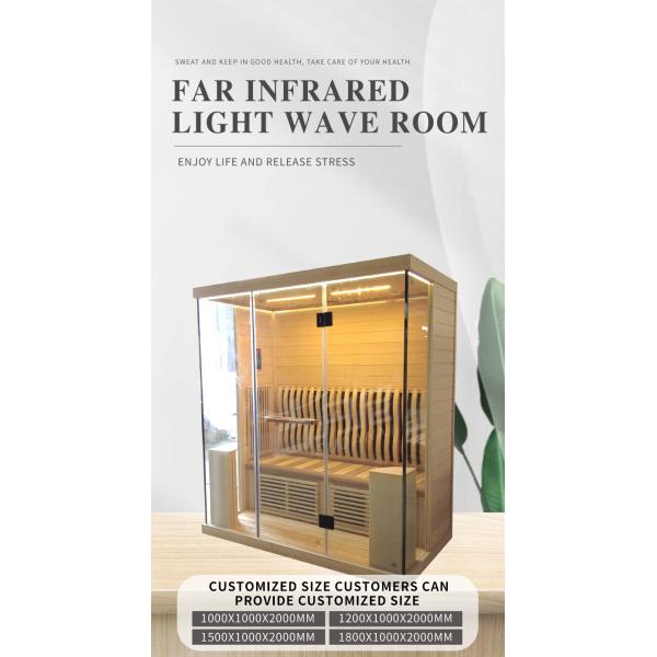 High-end Hemlock Customized Far Infrared Sauna Room