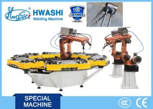 Cheap HWASHI Six Axis MIG Industrial Welding Robots with Rotate Table wholesale