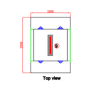 Personnel Clean Room Air Showers Dust Removal Cleaning Room Equipment