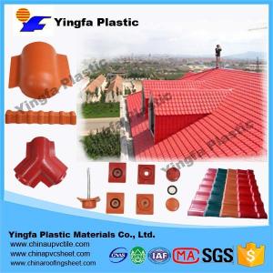 Cheap Spanish Roof Tile, Glass Roof Tile, UPVC Roof Tile good quality anti-corrosion upvc roofing tile wholesale