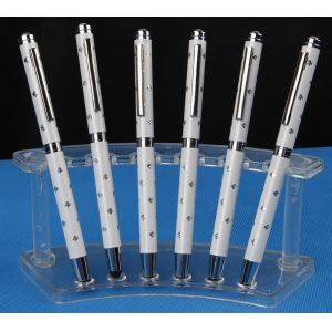 Cheap promotional aluminum barrel engraved touch pen wholesale