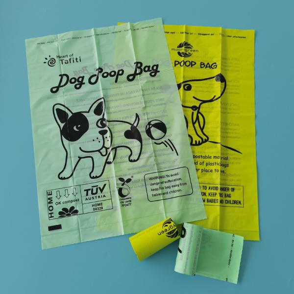 Customized Design Compostable Dog Poop Bag Carrier for Eco-Friendly Waste Disposal