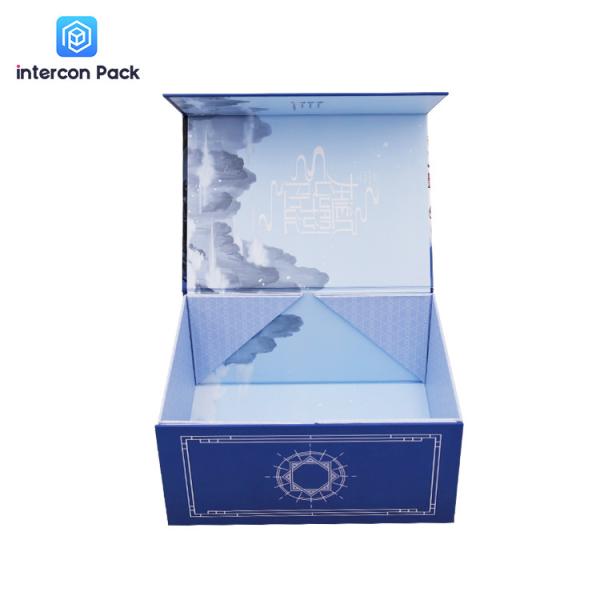 OEM Luxury Cardboard Gift Boxes CMYK Printing Hand Molding Foldable