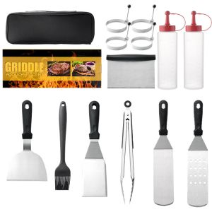 Cheap RosH Camping Stainless Steel Grill Kit Kitchen Barbecue Utensil Set wholesale
