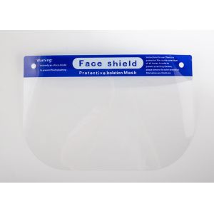 PET 0.25mm Thickness Transparent Medical Face Shield Visor
