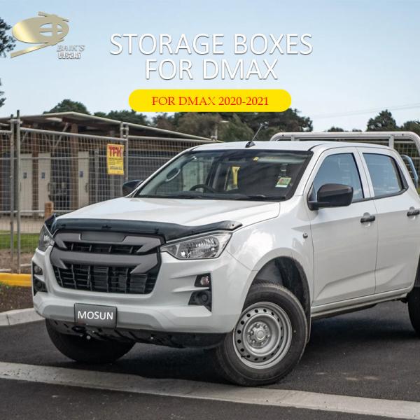 Automatic Storage Boxes Tailgate Seat ABS Plastic Trunk For Isuzu D-Max 2020 2021 4x4 Pickup