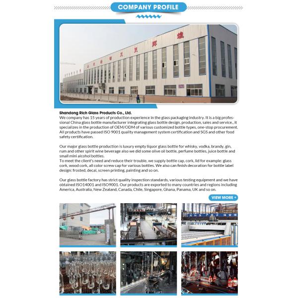 500ml/750ml/1500ml Custom Color Borosilicate Glass Wine Bottle with Green Transparency