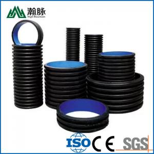 Cheap Steel Belt HDPE Corrugated Polyethylene Drainage Pipes Reinforced Hollow Winding wholesale