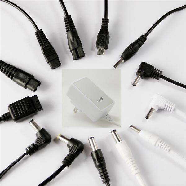 Compact White Wall Battery Charger For 18650 3.7 V Li Ion Customized Logo