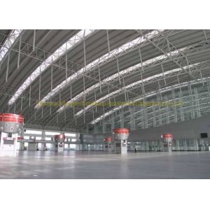 China Waterproof Project Houses Steel Roof Trusses , Prefab Roof Trusses on sale