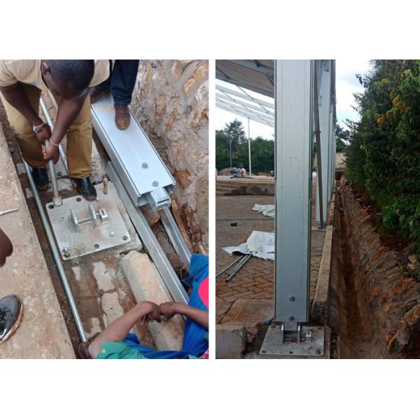 UV Resistant 20x40m 1500 People Marquee Tent For Church