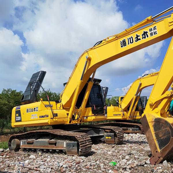 22T Construction Used Komatsu Excavators PC220-8 Used Crawler Excavator Digger