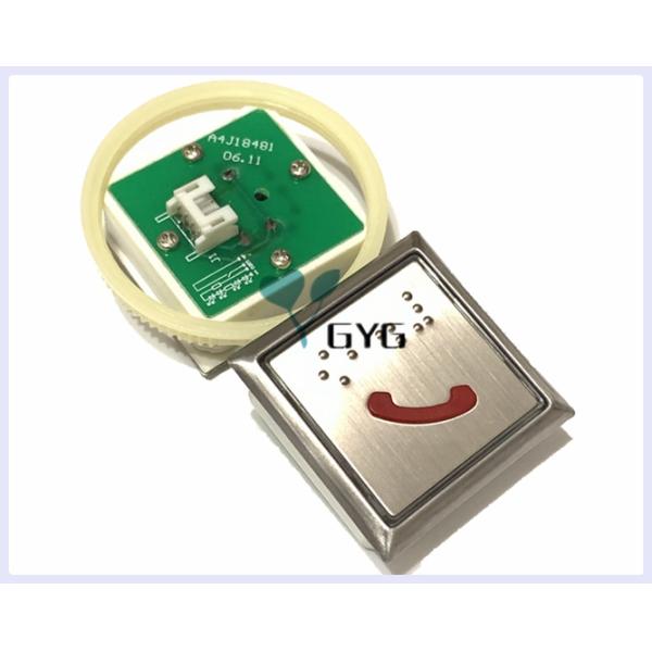 SQUARE ELEVATOR EMERGENCY CALL BUTTON DC12V/24V ELEVATOR CONTROL PANEL BUTTONS