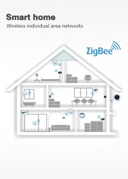 Wireless Zigbee Smart Switch , Tuya Smartphone Light Switch