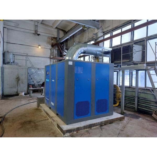 Touch Screen Small Rotary Screw Compressor , Oil Free Screw Compressor