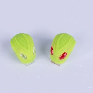 Cheap Silicone Bike Headlight Set CR2032 Battery 4.5 Lm wholesale