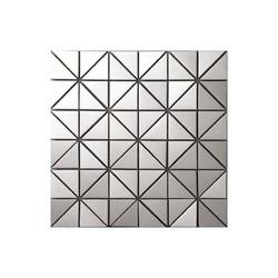 Cheap Custom 1.0mm Thickness Stainless Steel Mosaic Tile Sheets For Kitchen Bathroom wholesale