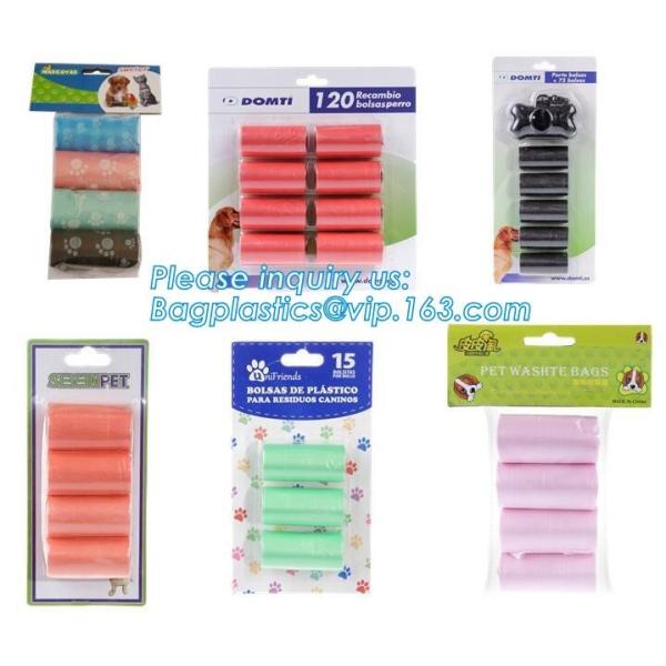 Nappy Baby Disposable Diaper Sacks, Degradable scented disposable baby diaper sack, green tie handle baby diaper sack