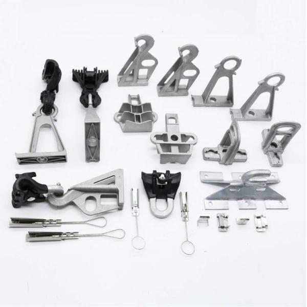 Metal Optic Cable Clamp Fitting Accessories Fibre Optical Tools