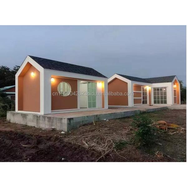 Modern 2 Bedroom Fully Furnished Prefab Garden House 's Outdoor Mobile Expansible Steel Structure in Customized Color