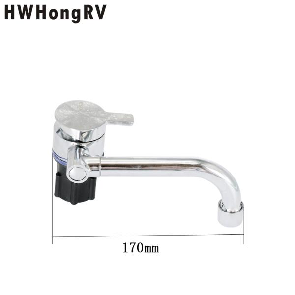 RV folding faucet sink matching faucet up, down, left and right 360 rotating kitchen hot and cold water faucet
